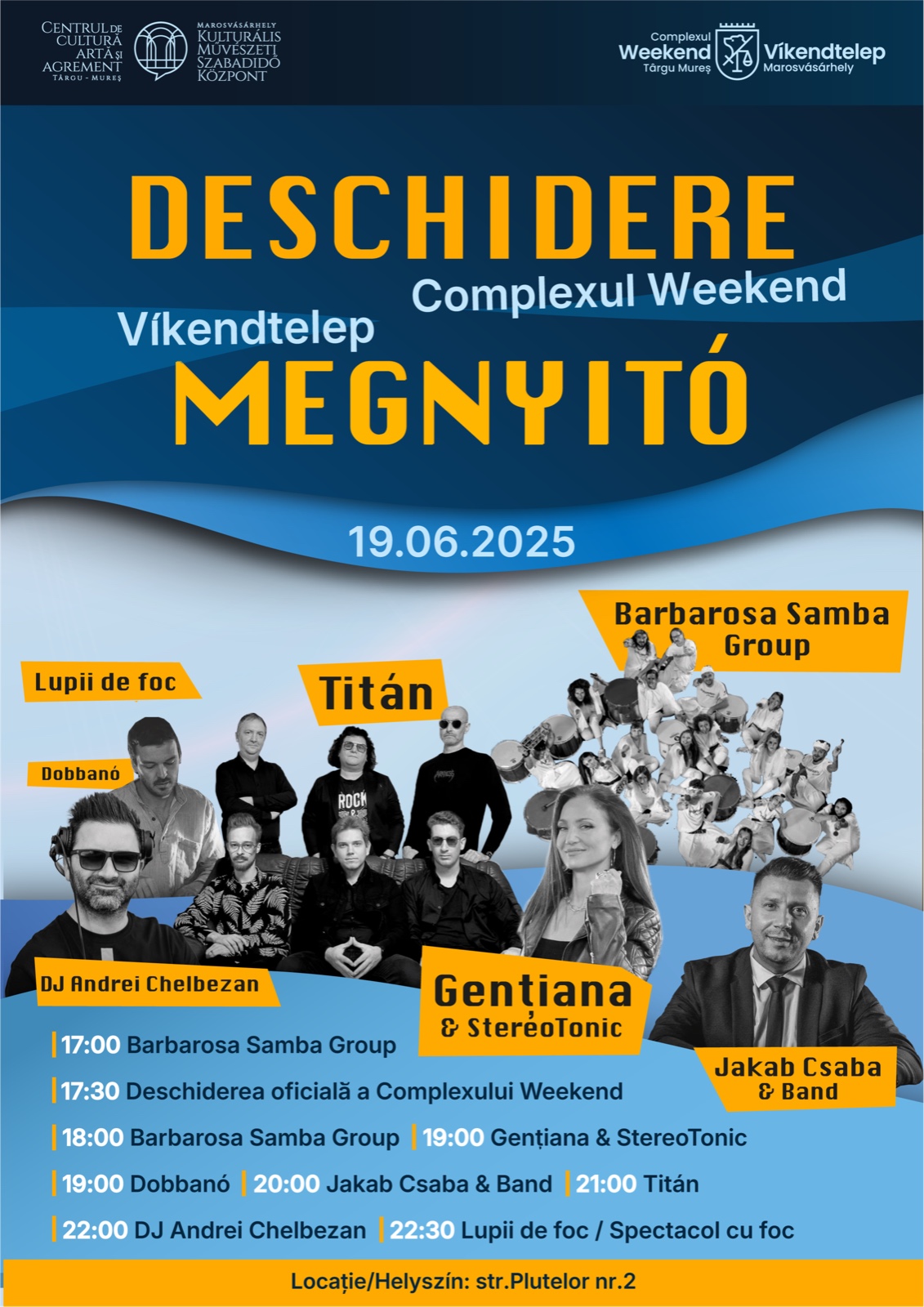 program deschidere weekend 2025