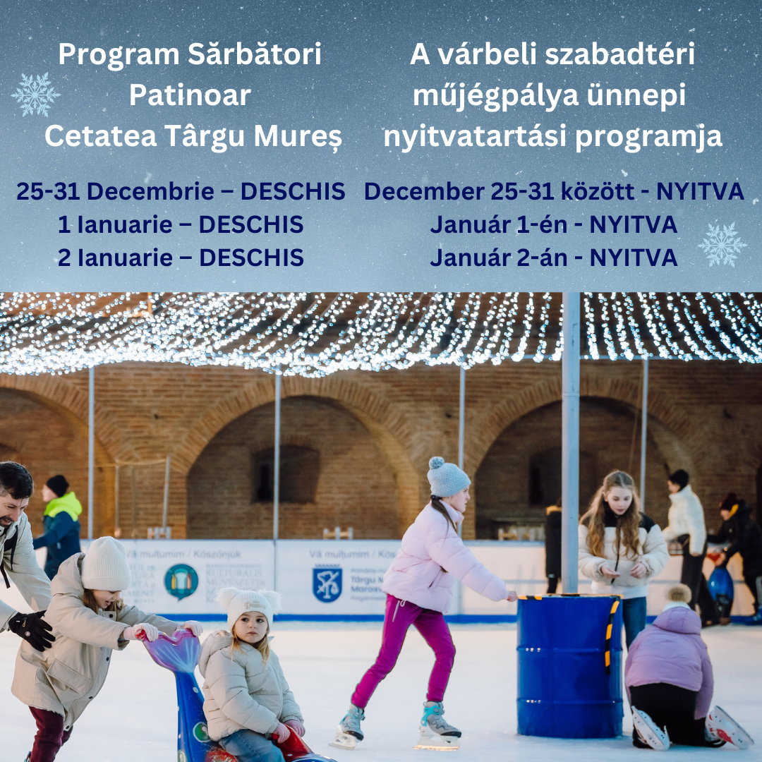 program patinoar sarbatori 2025